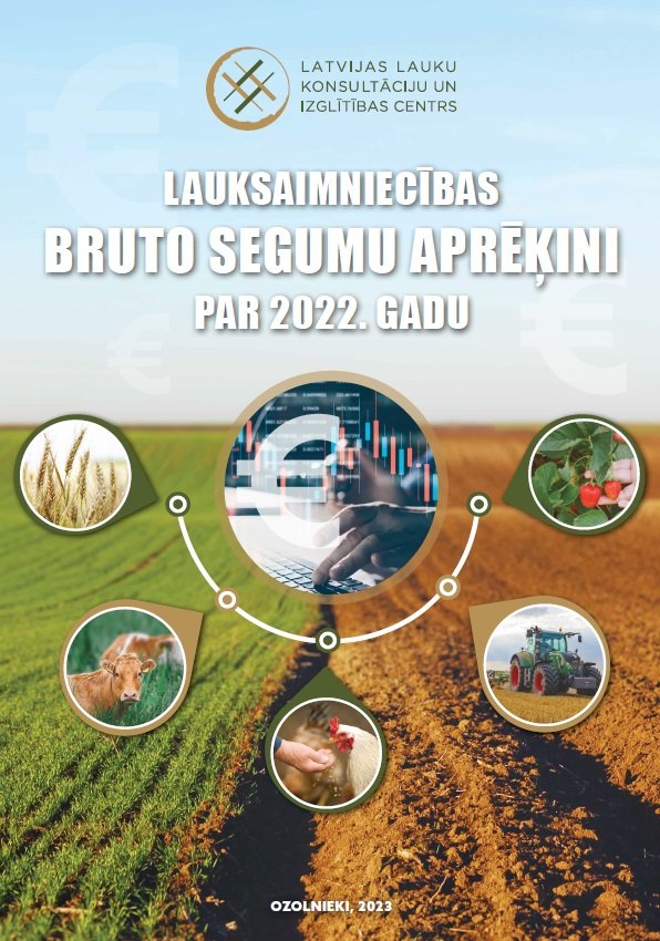 Lauksaimniecības bruto segumu aprēķini par 2022. gadu (DIGITĀLS)