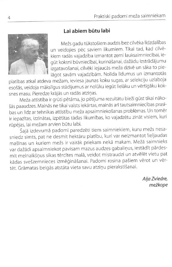 Praktiski padomi meža saimniekam