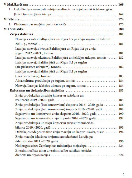 Latvijas zivsaimniecības gadagrāmata 2021 (IZDOTS)