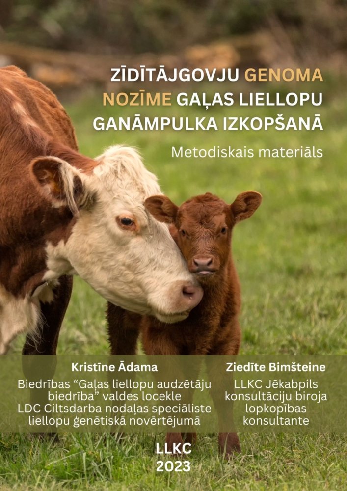 Zīdītājgovju genoma nozīme gaļas liellopu ganāmpulka izkopšanā