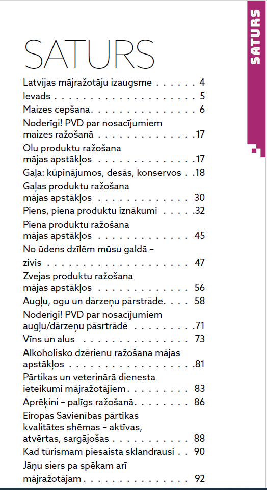Ceļvedis mājražošanā 2025