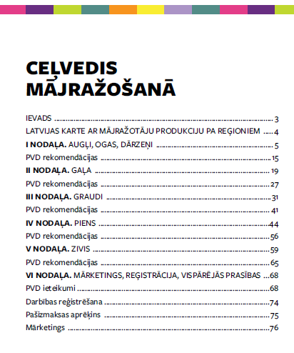 Ceļvedis mājražošanā