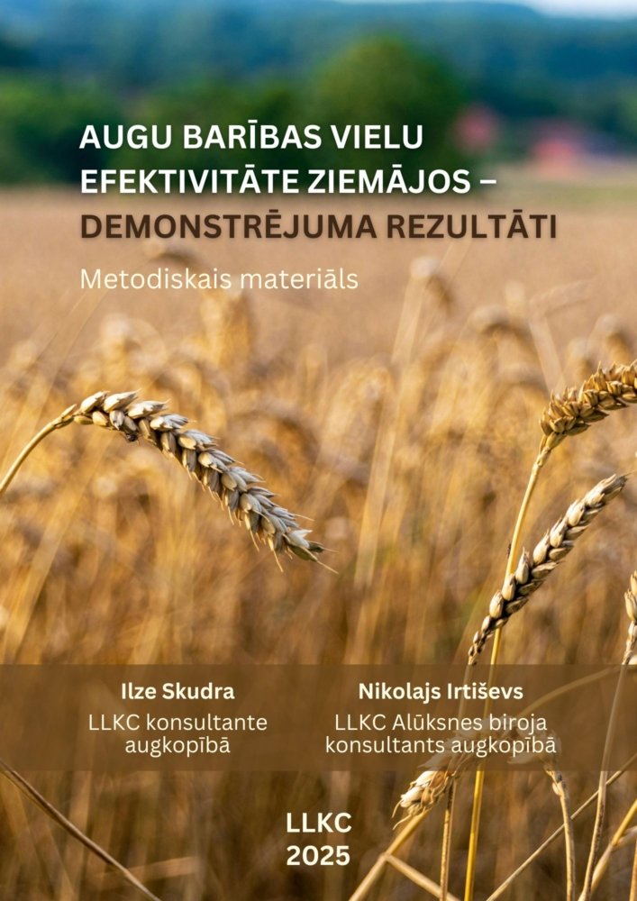 Augu barības vielu izmantošanas efektivitātes palielināšana ziemājos – demonstrējuma rezultāti 2025