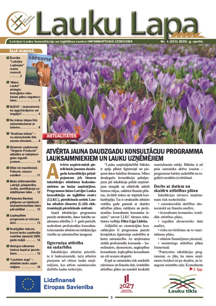 Lauku Lapa Nr.4 (253) 2026