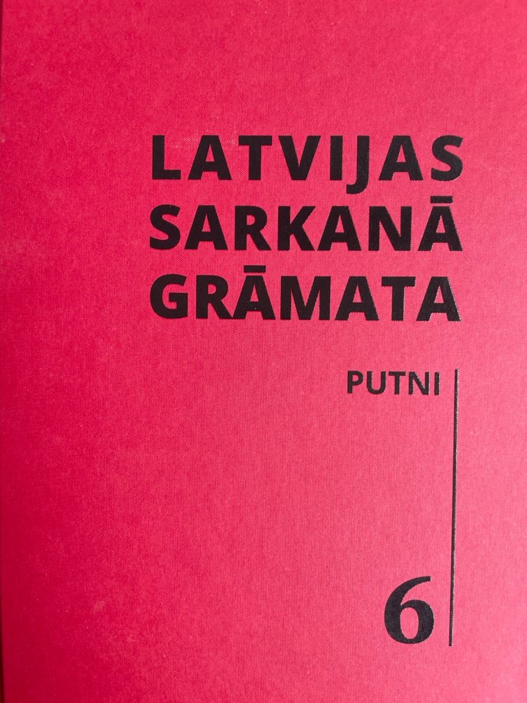 LATVIJAS SARKANĀ GRĀMATA 6.sējums